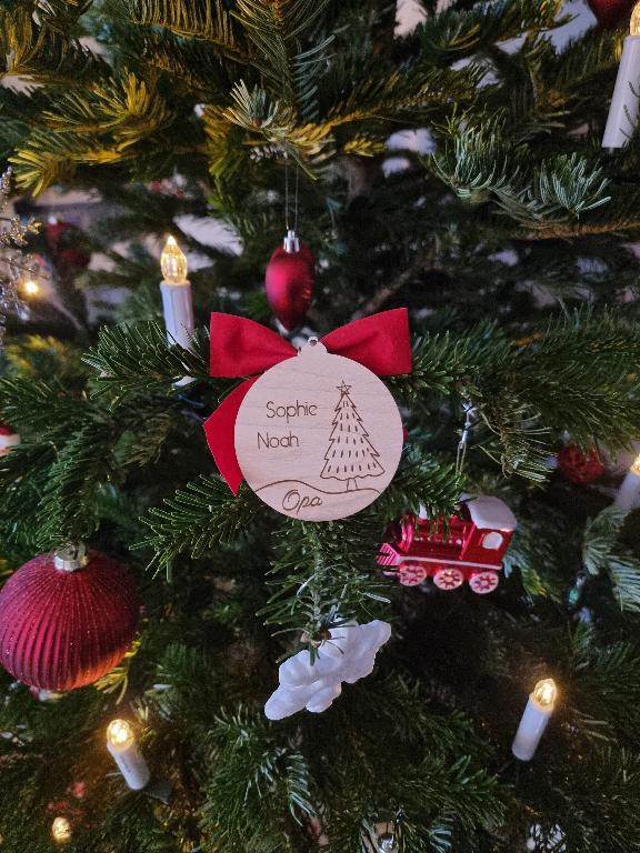 Anhänger Christbaumkugel Großeltern