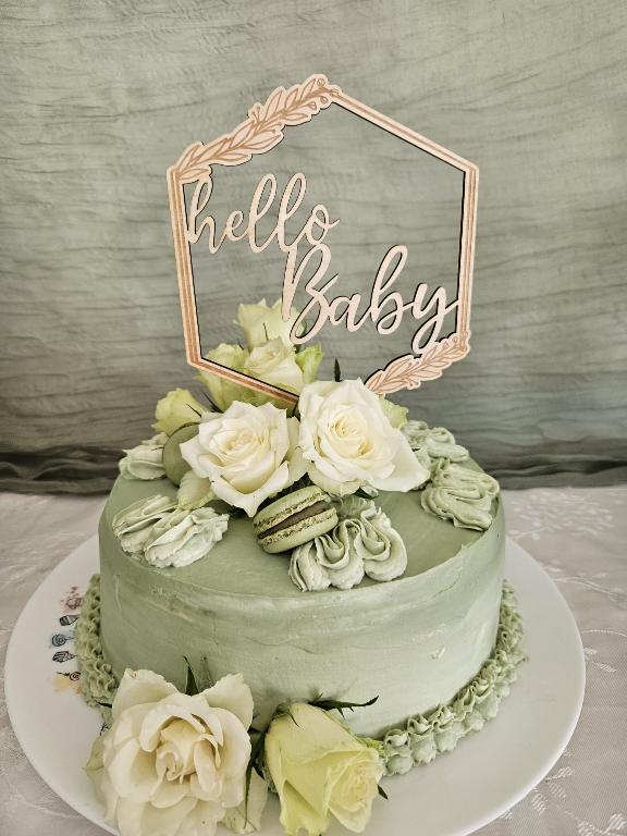 Cake Topper - hello Baby