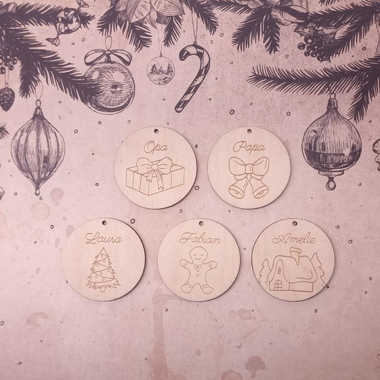 Geschenksanhänger Weihnachten