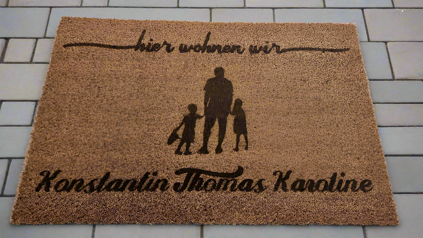 Fußmatte personalisiert